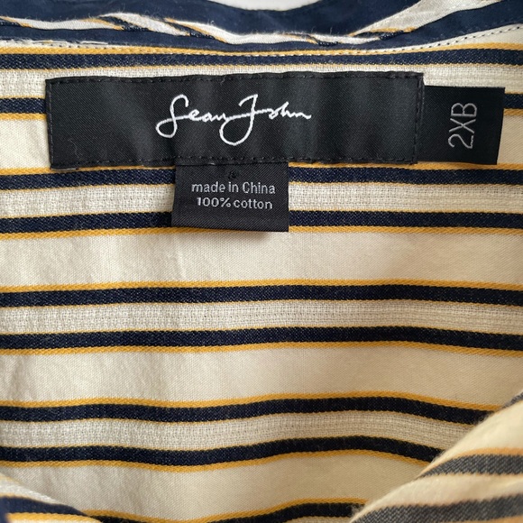 Casual Striped Button-Down Long Sleeve - Picture 6 of 9